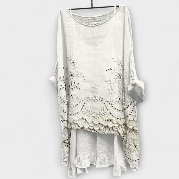 Ella - Bluza s dvostrukim rubom