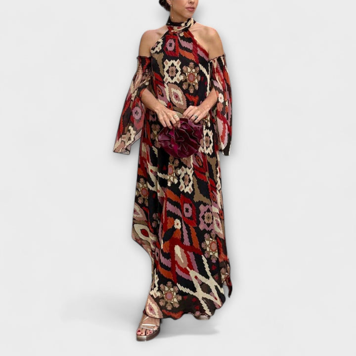 Monroe - Boho inspirirana maksi haljina