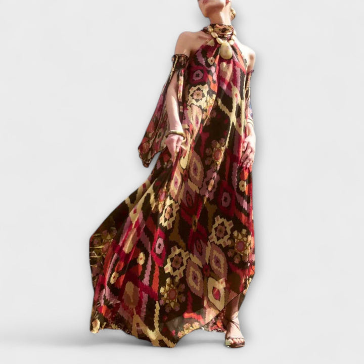 Monroe - Boho inspirirana maksi haljina