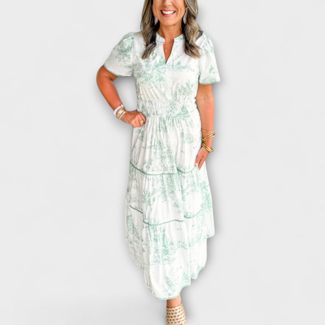 Eliza - Vječna Toile Maxi Haljina