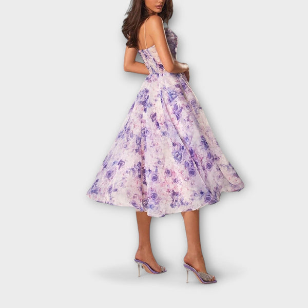 Elegantna Šifon Midi Haljina