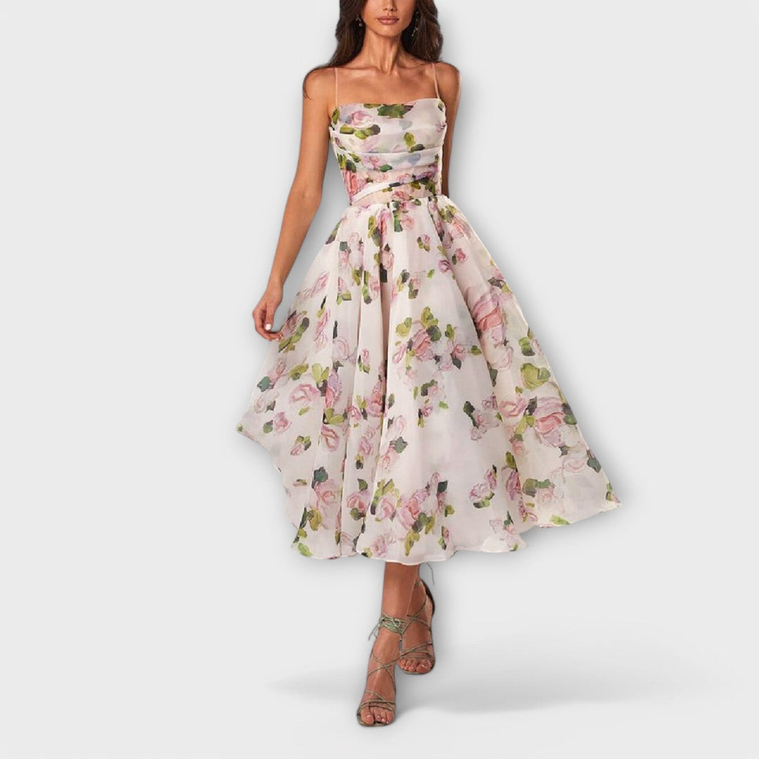Elegantna Šifon Midi Haljina