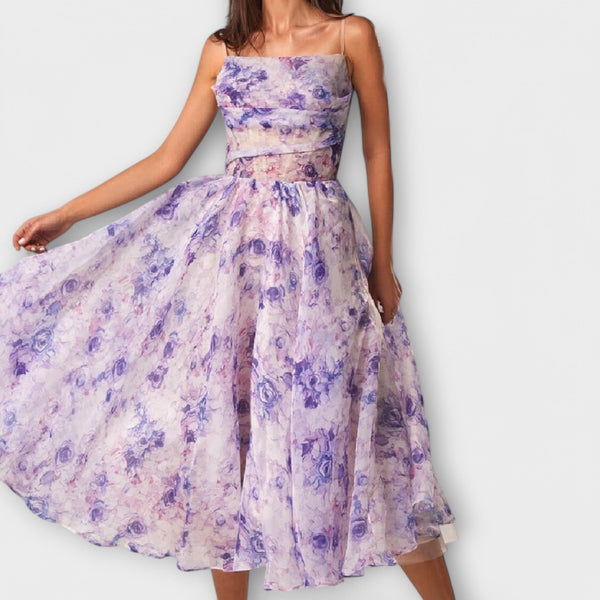 Elegantna Šifon Midi Haljina