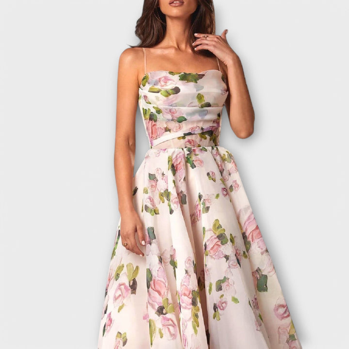 Elegantna Šifon Midi Haljina