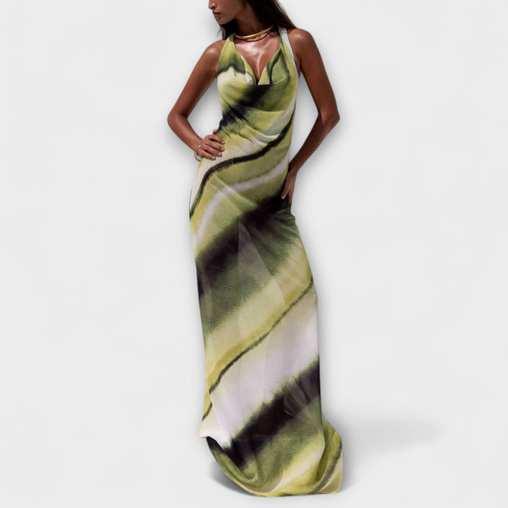 Klasična Tie-Dye Gradient Maxi Haljina