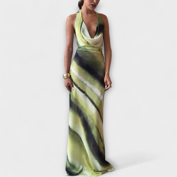 Klasična Tie-Dye Gradient Maxi Haljina