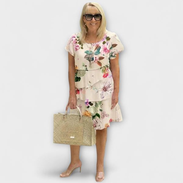 Lillian - Floralna Elegancija Haljina
