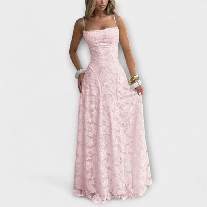 Emberly - Elegantna Jacquard-Maxikhalja