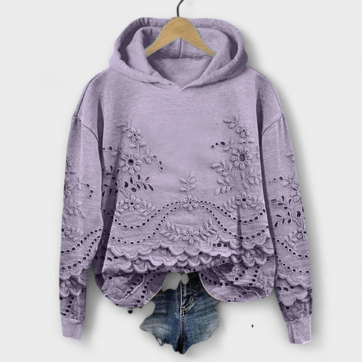 Grace – Vintage Hoodie s cvjetnim printom