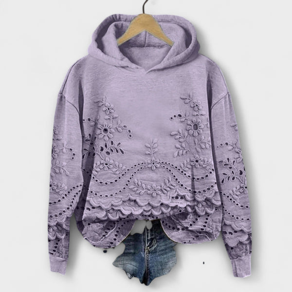 Grace – Vintage Hoodie s cvjetnim printom