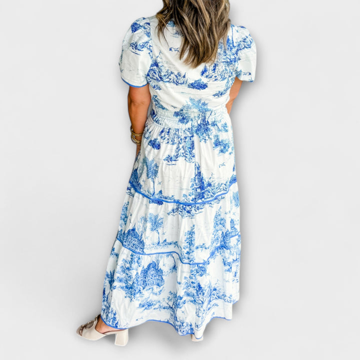 Eliza - Vječna Toile Maxi Haljina