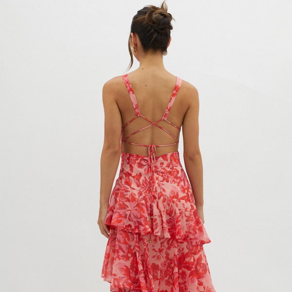 Faye™- Bloom Shift Midi Haljina