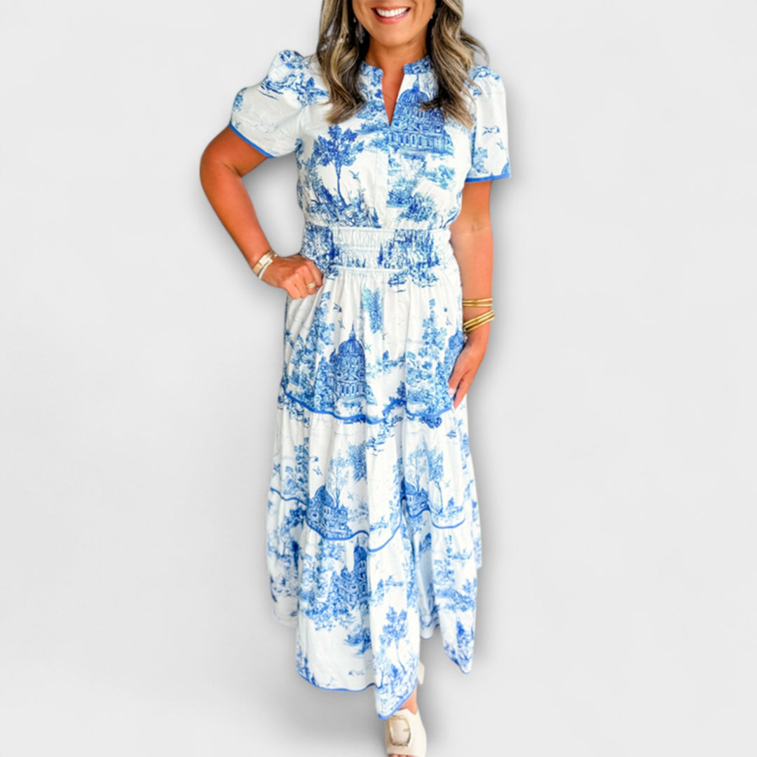 Eliza - Vječna Toile Maxi Haljina