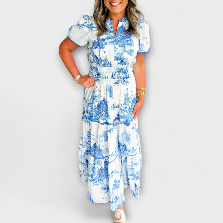 Eliza - Vječna Toile Maxi Haljina