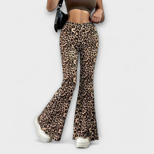 Leopard čizme s hlačama