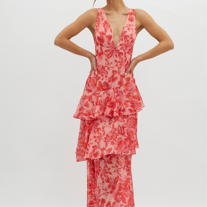 Faye™- Bloom Shift Midi Haljina