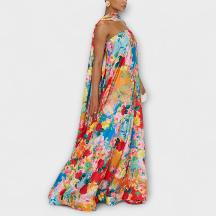 Harlow - Halter Floral Maxi Haljina