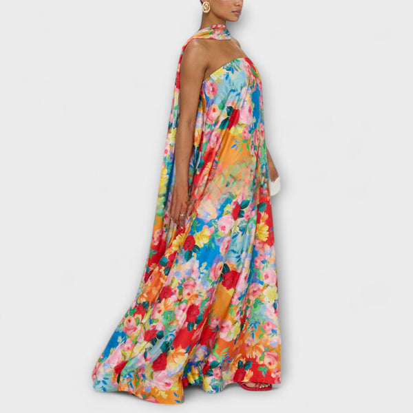 Harlow - Halter Floral Maxi Haljina
