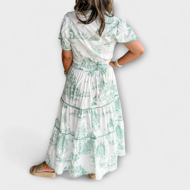 Eliza - Vječna Toile Maxi Haljina