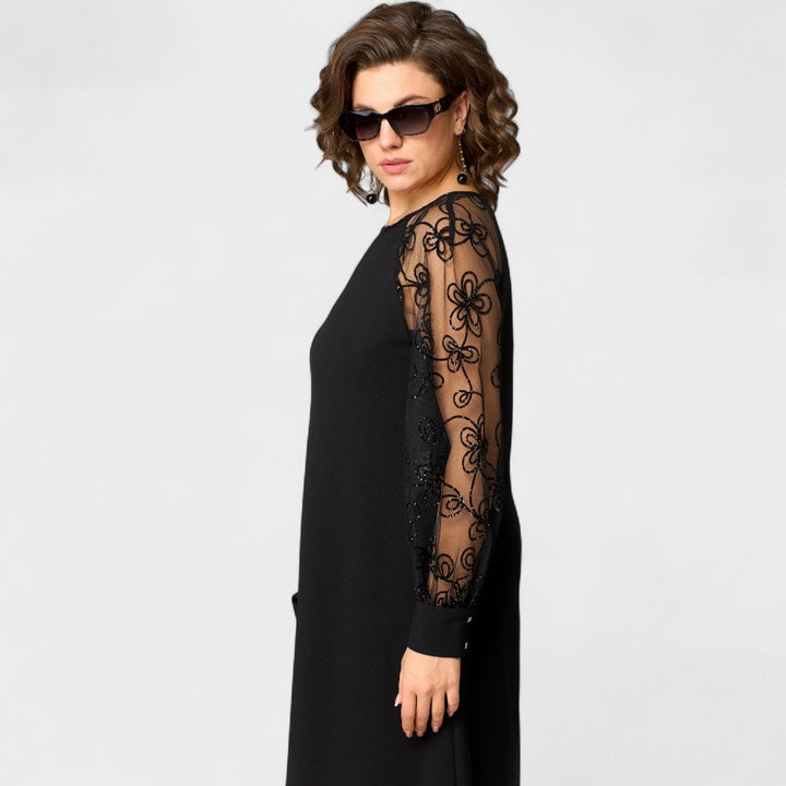 DANIJELA - Elegantna Čipkasta Haljina