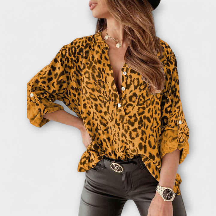 Moderna bluzica s uzorkom leoparda