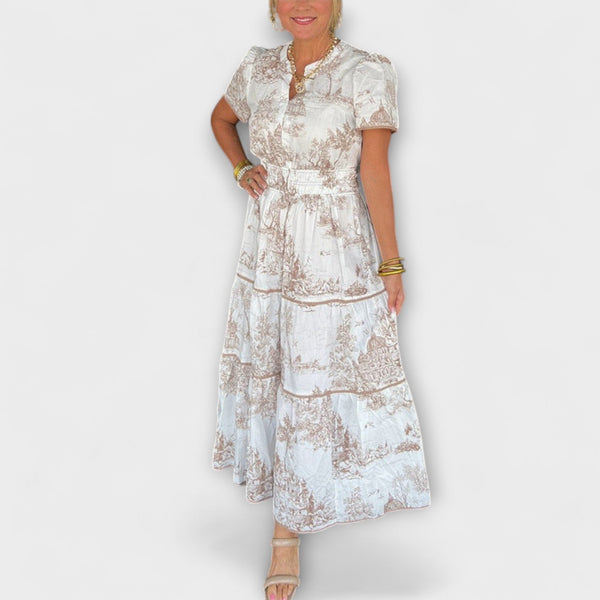 Eliza - Vječna Toile Maxi Haljina