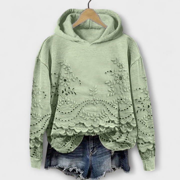 Grace – Vintage Hoodie s cvjetnim printom