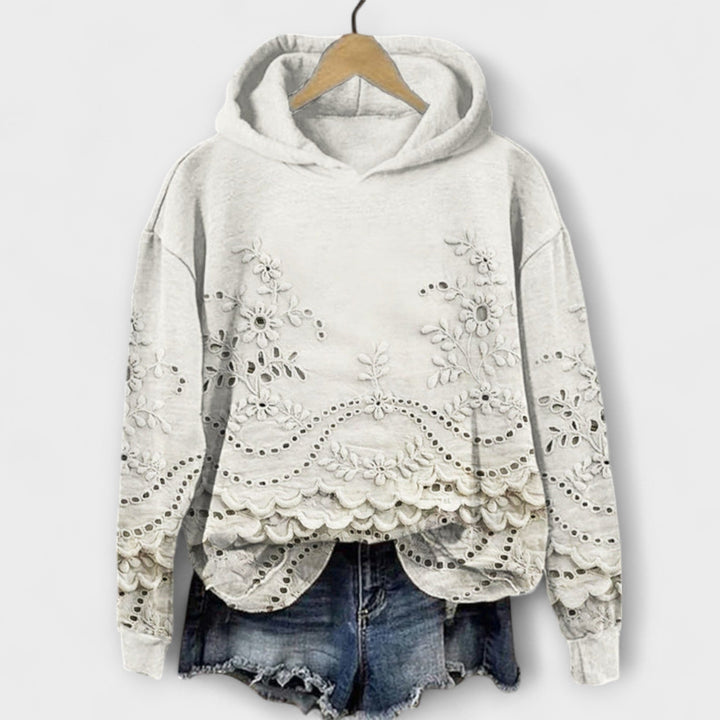 Grace – Vintage Hoodie s cvjetnim printom