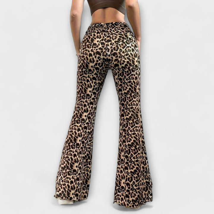 Leopard čizme s hlačama