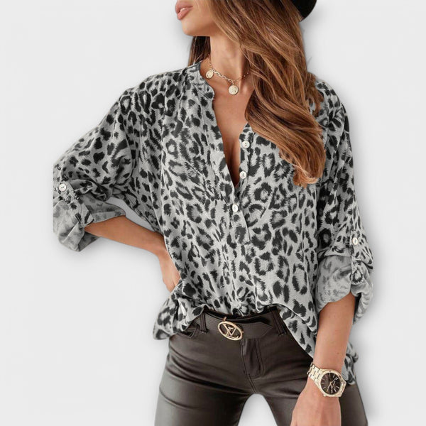 Moderna bluzica s uzorkom leoparda