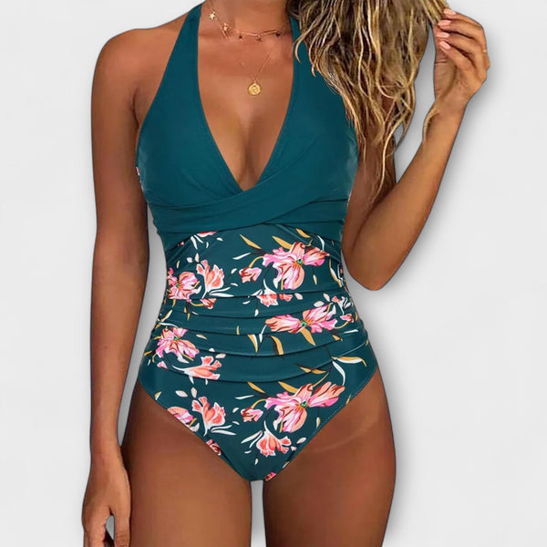 Florencija - Elegantno kupaći kostim za dame s V-izrezom