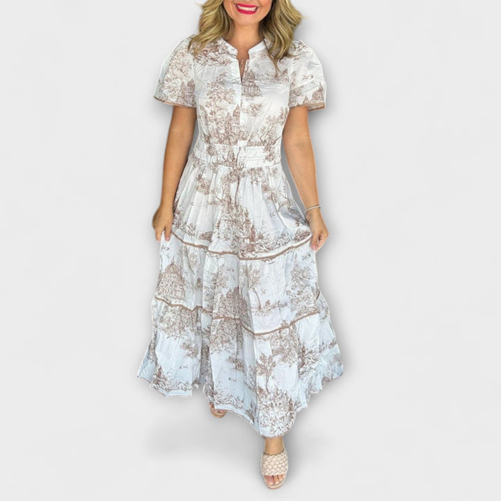 Eliza - Vječna Toile Maxi Haljina