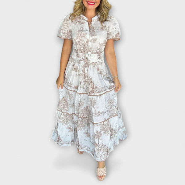 Eliza - Vječna Toile Maxi Haljina