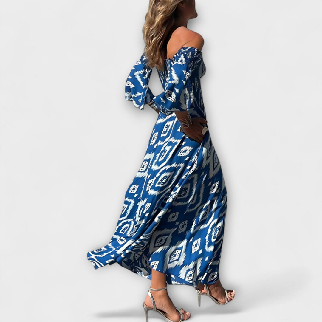 Bella - Halter Kleid s morskim cvijećem