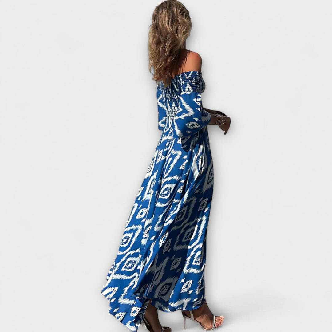 Bella - Halter Kleid s morskim cvijećem