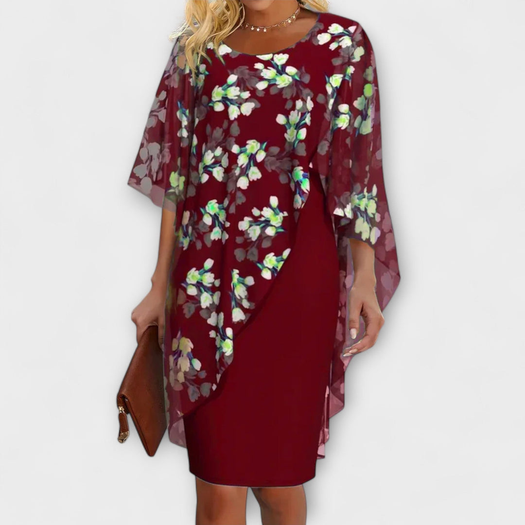 Lyanna - Cvjetna Chiffon Haljina za Dame