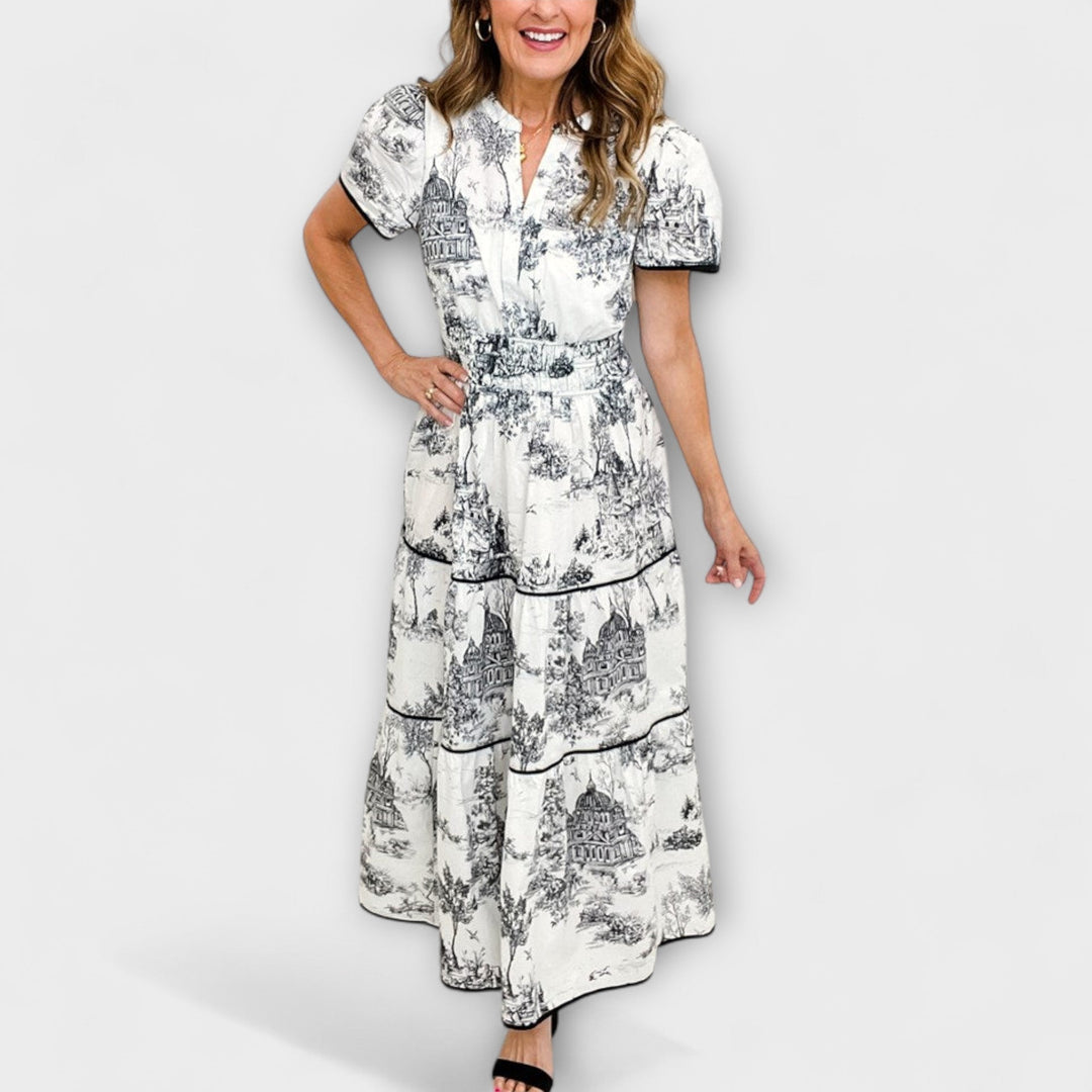 Eliza - Vječna Toile Maxi Haljina
