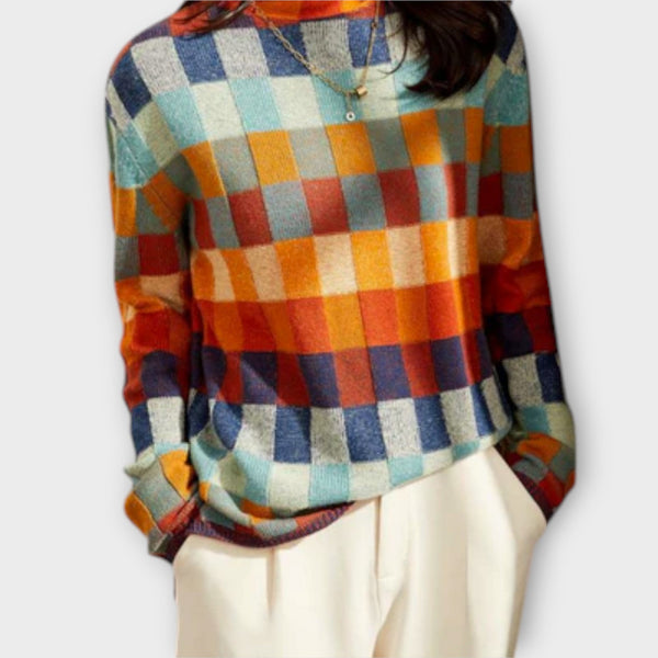 Erika - Patchwork Rolani Pulover