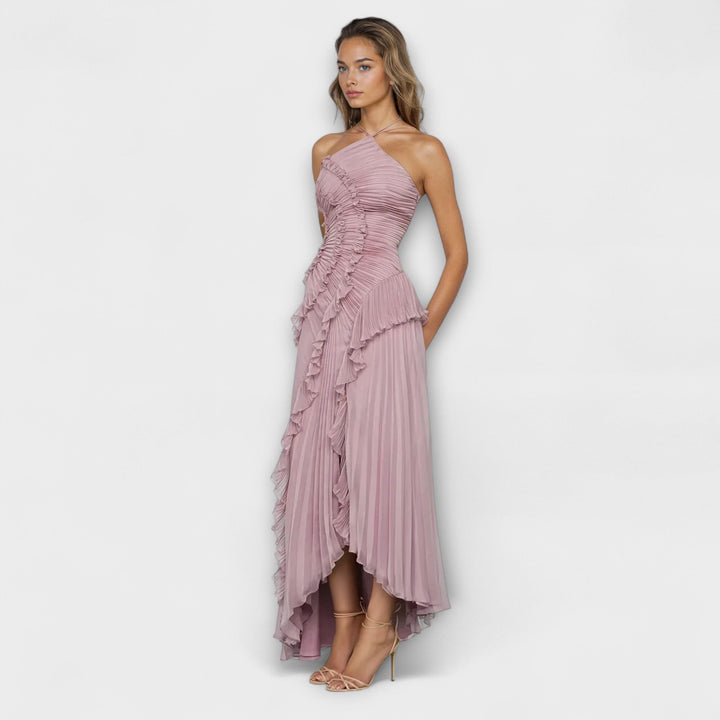 Elisia - Elegantna bezrukava duga haljina