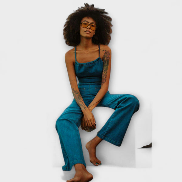 Julie - Traper Jumpsuit s detaljima vezanja