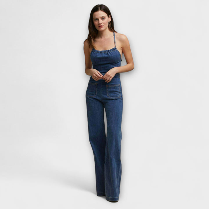 Julie - Traper Jumpsuit s detaljima vezanja