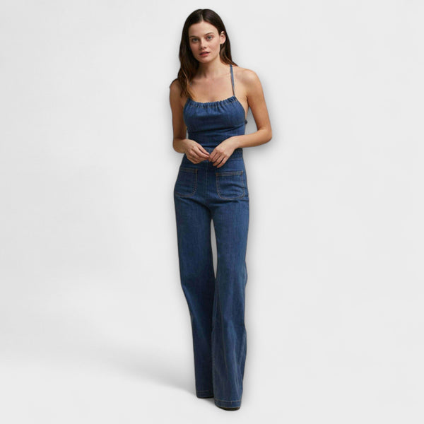 Julie - Traper Jumpsuit s detaljima vezanja