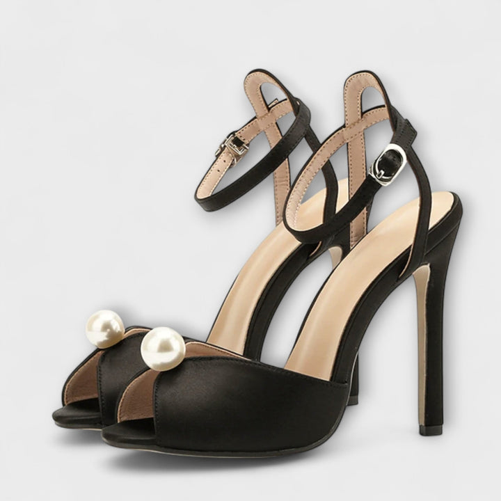Liyke - Visokokvalitetne Udobne Svilen Peep Toe