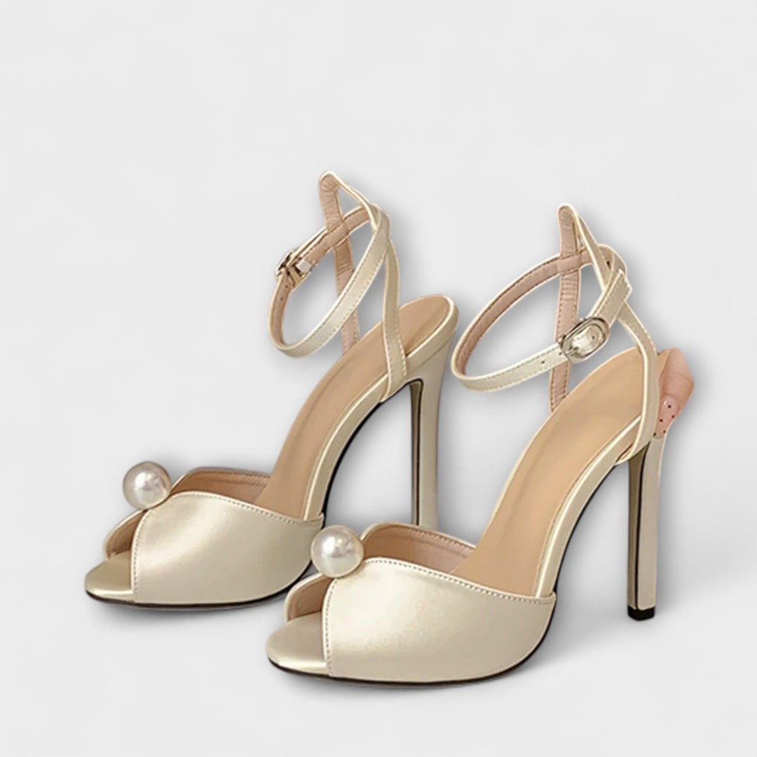 Liyke - Visokokvalitetne Udobne Svilen Peep Toe