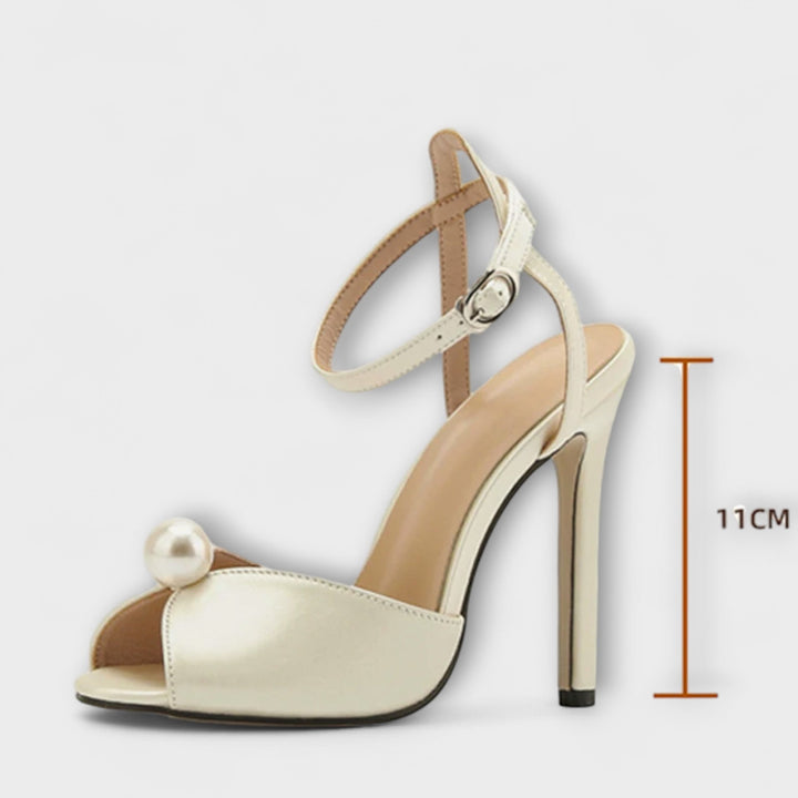 Liyke - Visokokvalitetne Udobne Svilen Peep Toe