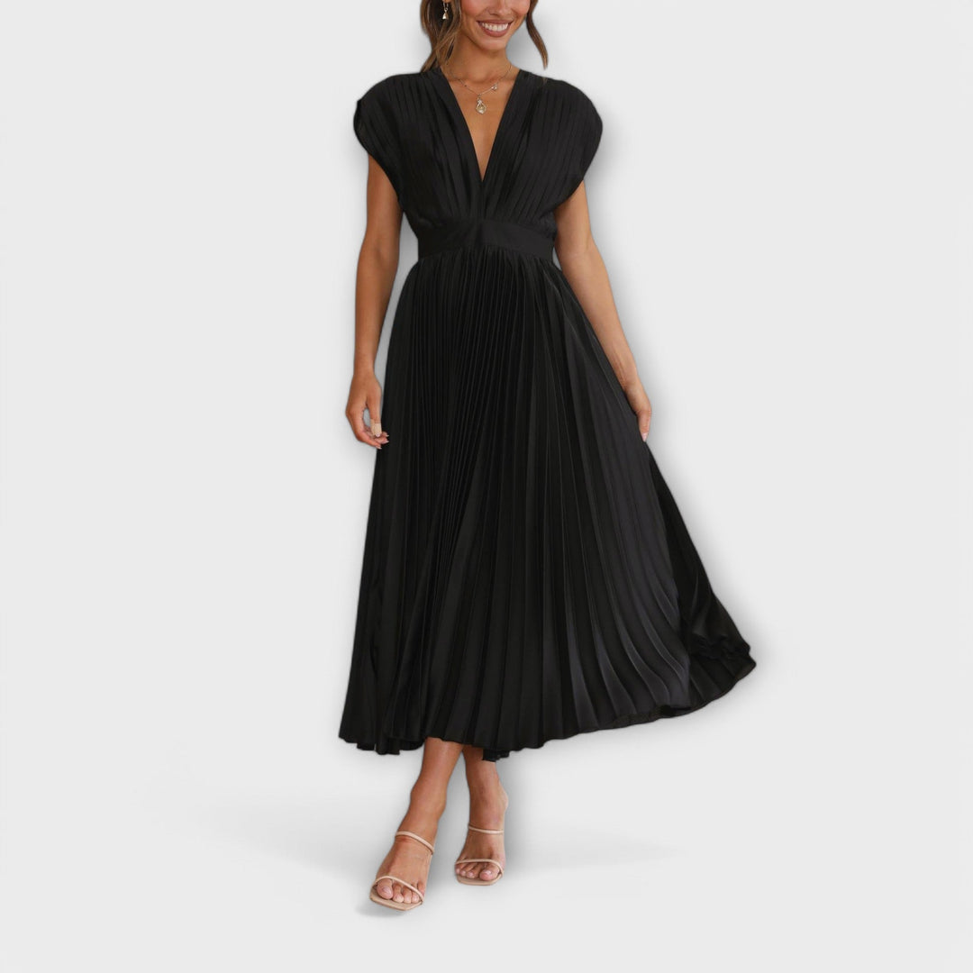 Maria - Elegantna haljina s nabranim detaljima