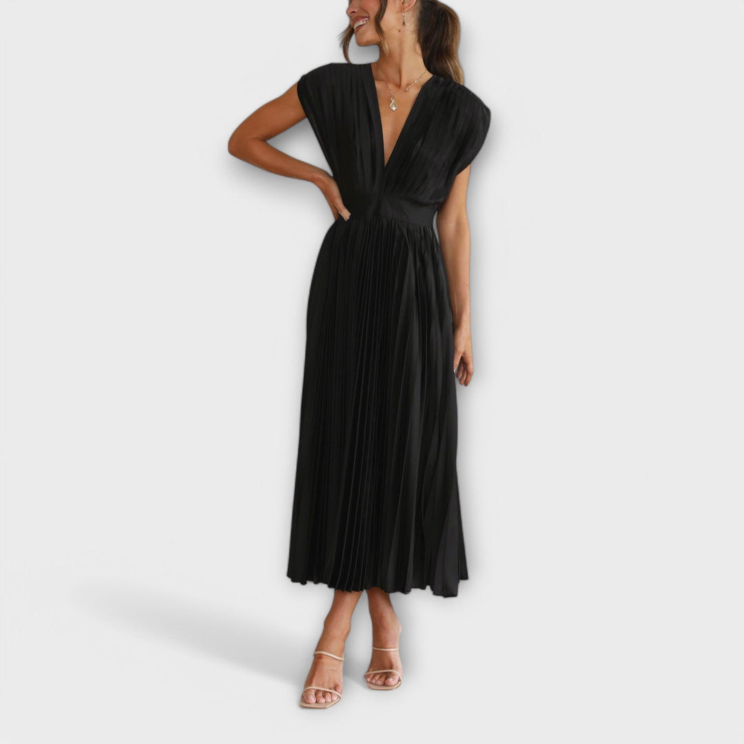 Maria - Elegantna haljina s nabranim detaljima