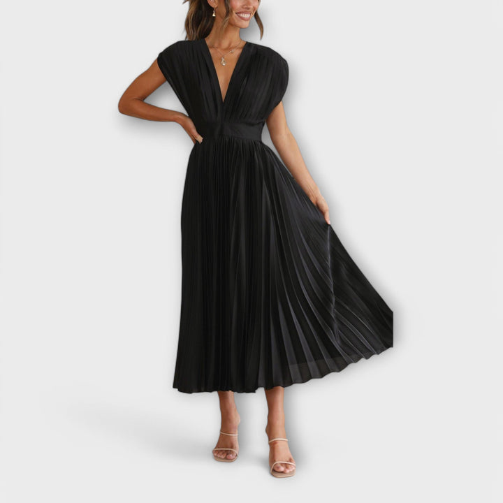 Maria - Elegantna haljina s nabranim detaljima