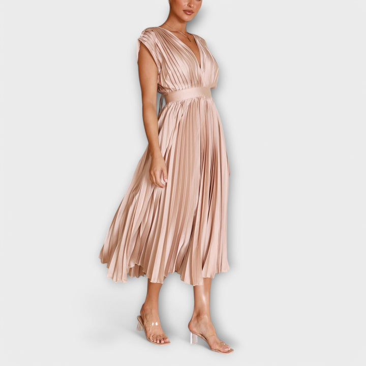 Maria - Elegantna haljina s nabranim detaljima