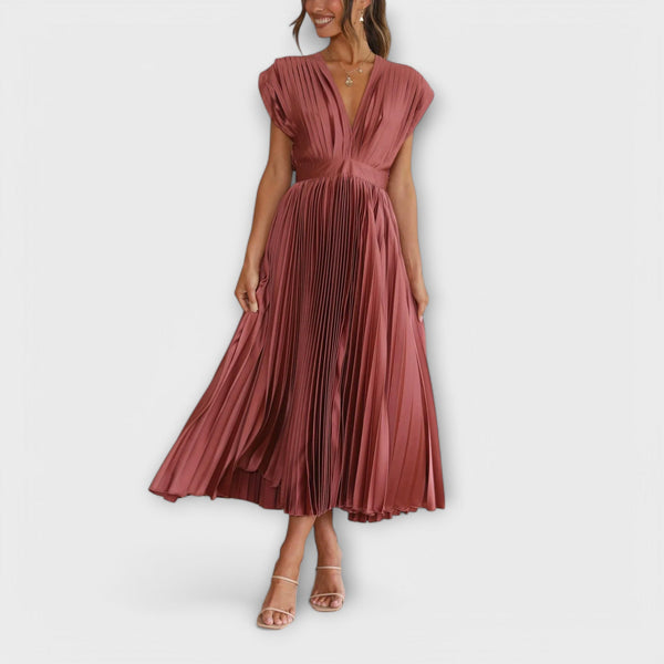 Maria - Elegantna haljina s nabranim detaljima